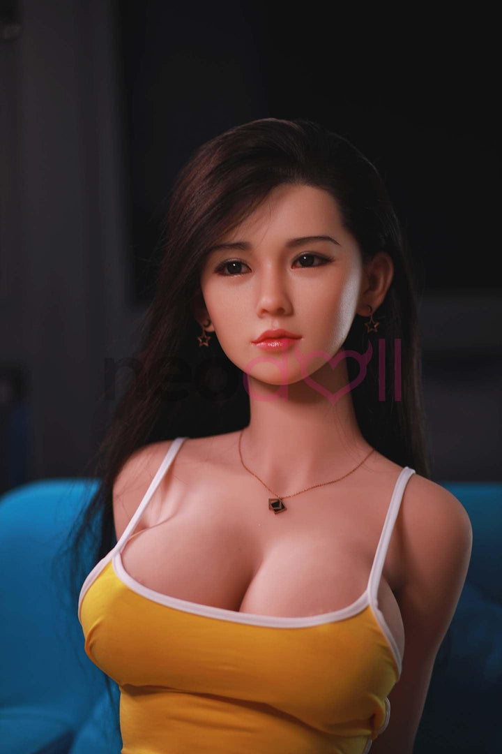 Neodoll Sugar Babe - Winnie - Silicone TPE Hybrid Sex Doll - Gel Breast - Uterus - 161cm - Natural - Lucidtoys