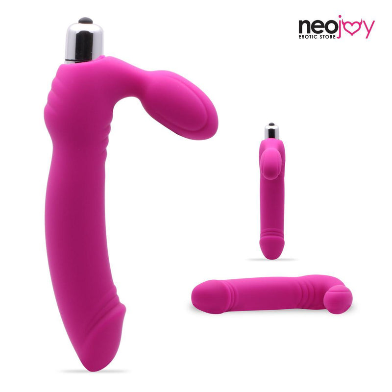 Neojoy - Vibrating Double Dildo - Couple Vibrator - Medium – Pink video