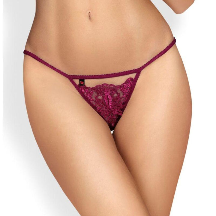 Obsessive - Sexy Lingerie - 1X Display and 10 Thongs  - Black