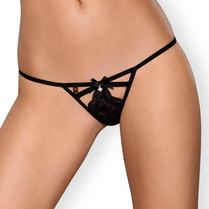 Obsessive - Sexy Lingerie - 818 Thong - Black