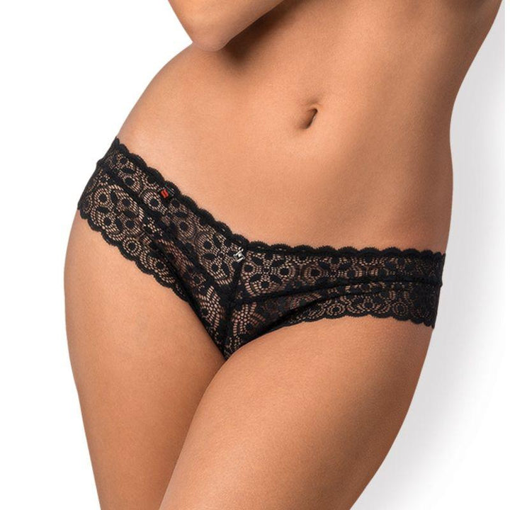 Obsessive - Sexy Lingerie - Shibu Panties - L/XL - Black