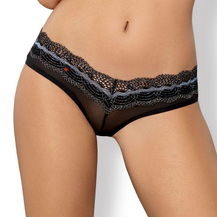 Obsessive - Sexy Lingerie - 869 Shorties - L/XL - Black - Lucidtoys