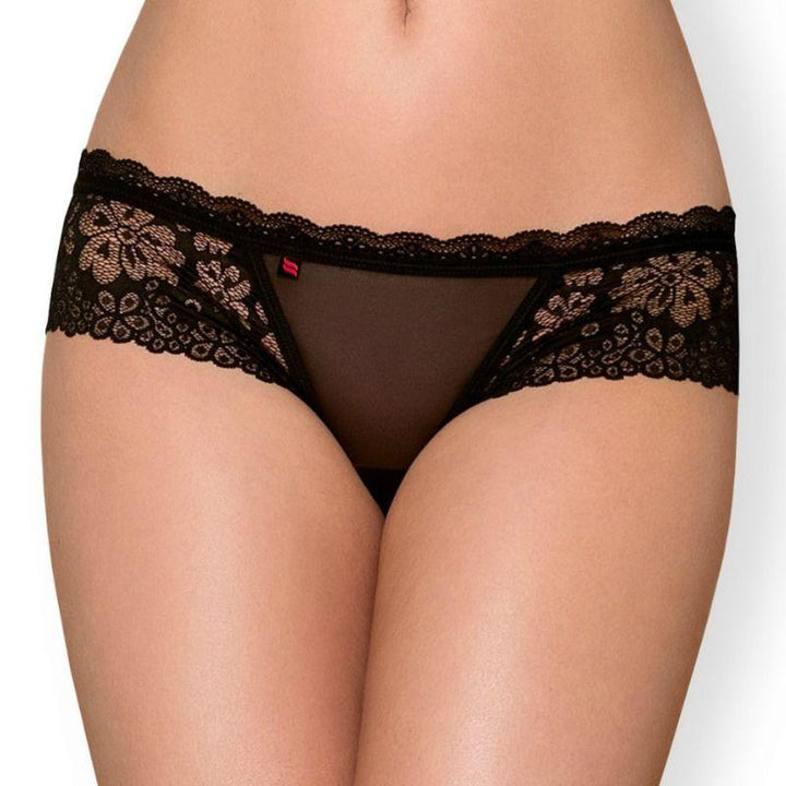 Obsessive - Sexy Lingerie - 856 Panties - L/XL - Black - Lucidtoys