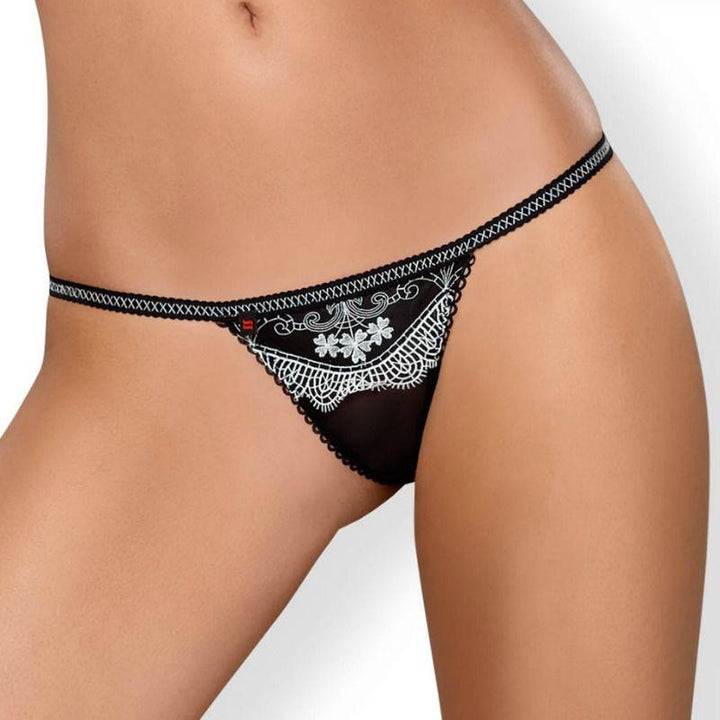 Obsessive - Sexy Lingerie - 840 Panties - L/XL - Black - Lucidtoys