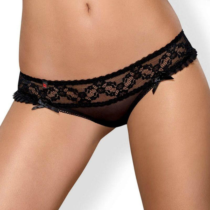 Obsessive - Sexy Lingerie - 837 Panties - L/XL - Black - Lucidtoys