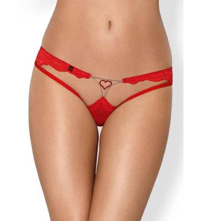 Obsessive - Sexy Lingerie - 829 Panties - L/XL - Red - Lucidtoys