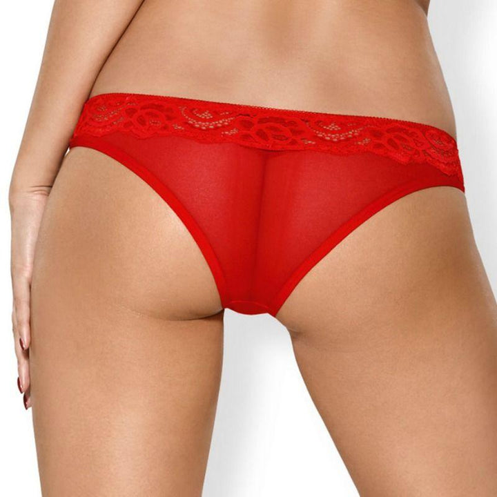 Obsessive - Sexy Lingerie - 829 Panties - S/M - Red - Lucidtoys