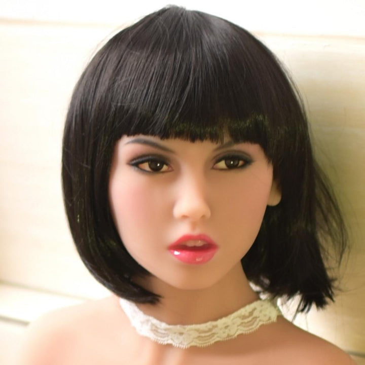 Allure Melanie Head - Sex Doll Head - M16 Compatible - Tan - Lucidtoys