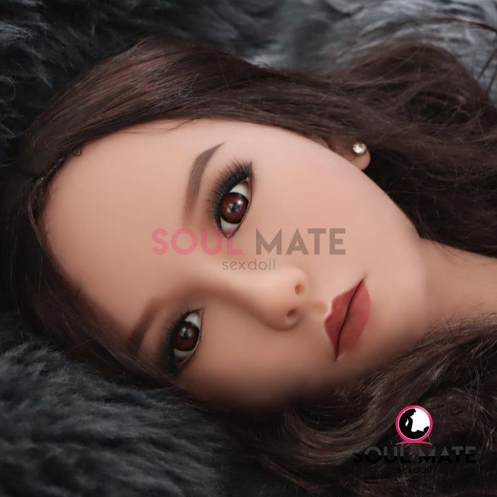 SoulMate Dolls - Emersyn Head - Sex Doll Heads - Light Brown - Lucidtoys
