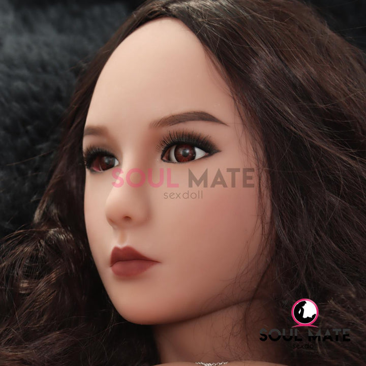 SoulMate Dolls - Emersyn Head - Sex Doll Heads - Light Brown - Lucidtoys