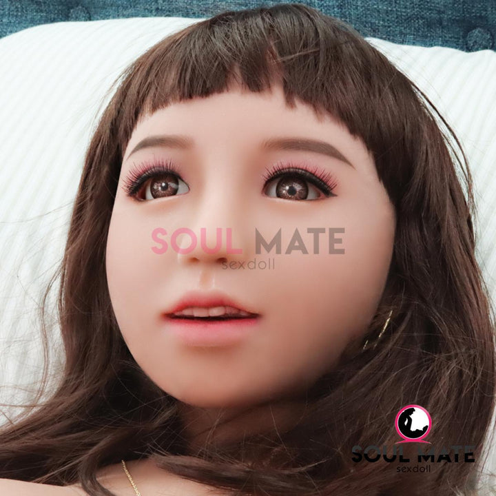 SoulMate Dolls - Kayla Head - Sex Doll Heads - Light Brown - Lucidtoys