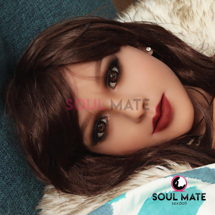 SoulMate Dolls - Alyssa Head - Sex Doll Heads - Light Brown - Lucidtoys