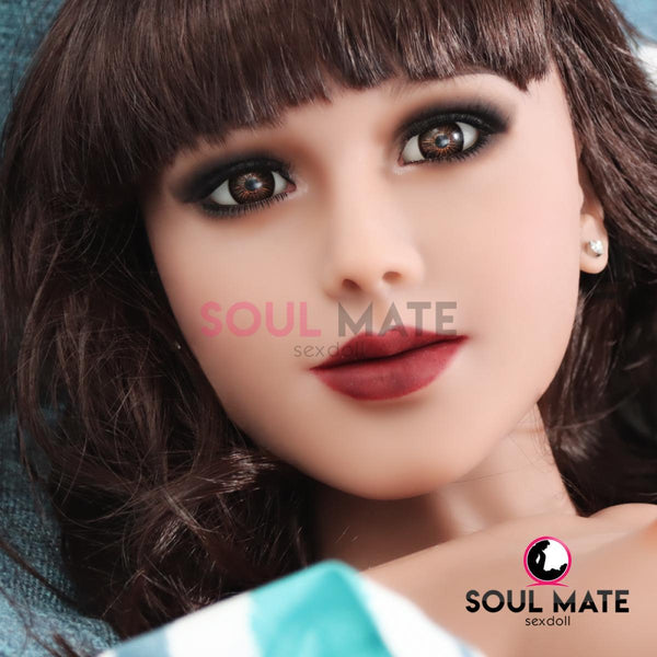 SoulMate Dolls - Alyssa Head - Sex Doll Heads - Light Brown - Lucidtoys