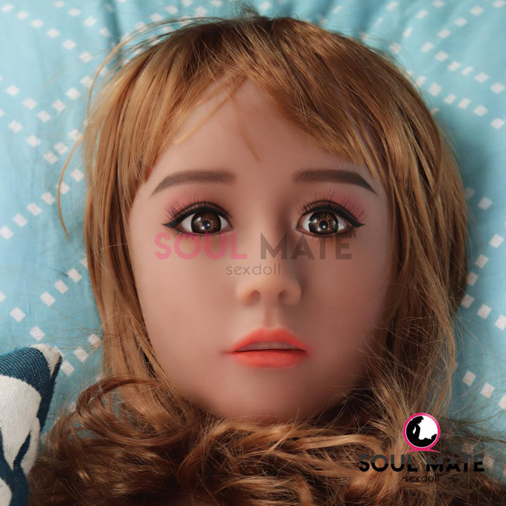 SoulMate Dolls - Lilly Head - Sex Doll Heads - Light Brown - Lucidtoys