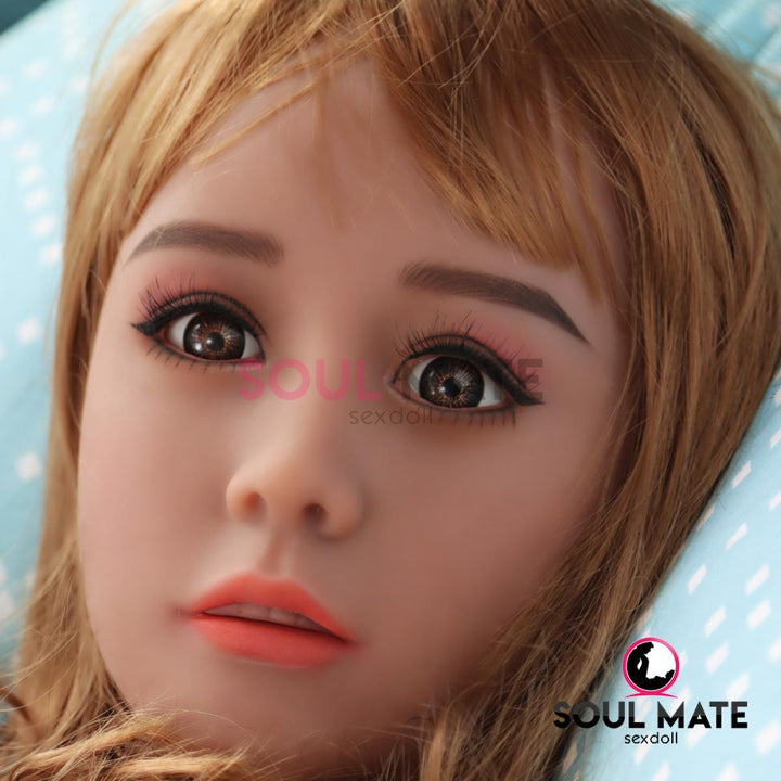 SoulMate Dolls - Lilly Head - Sex Doll Heads - Light Brown - Lucidtoys