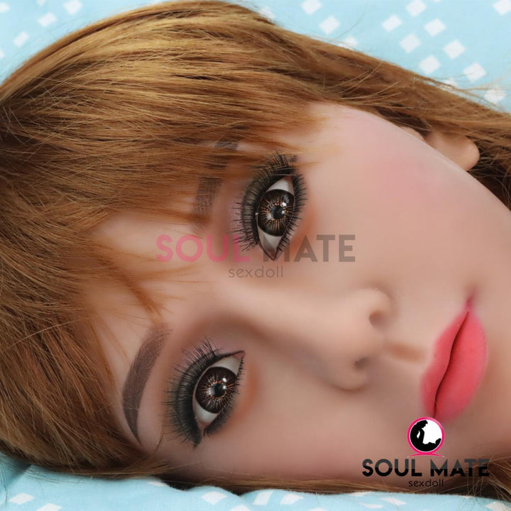 SoulMate Dolls - Morgan Head - Sex Doll Heads - Light Brown - Lucidtoys