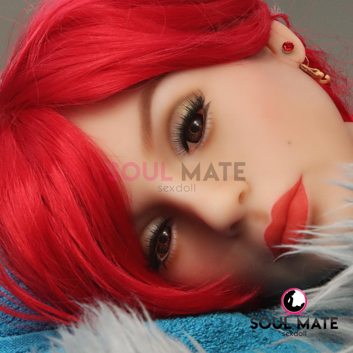 SoulMate Dolls - Kimberly Head - Sex Doll Heads - Light Brown - Lucidtoys