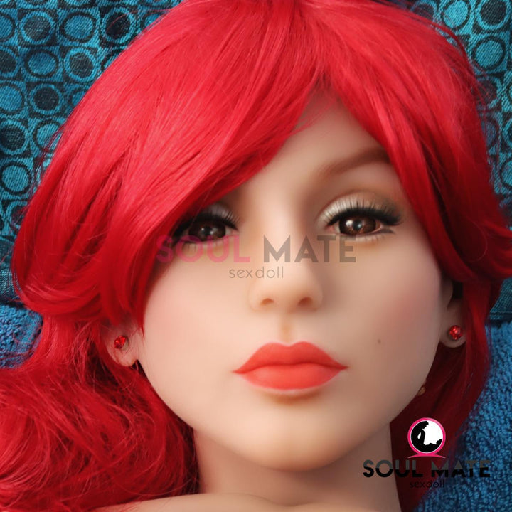 SoulMate Dolls - Kimberly Head - Sex Doll Heads - Light Brown - Lucidtoys