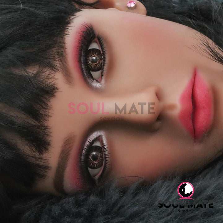 SoulMate Dolls - Teagan Head - Sex Doll Heads - Light Brown - Lucidtoys