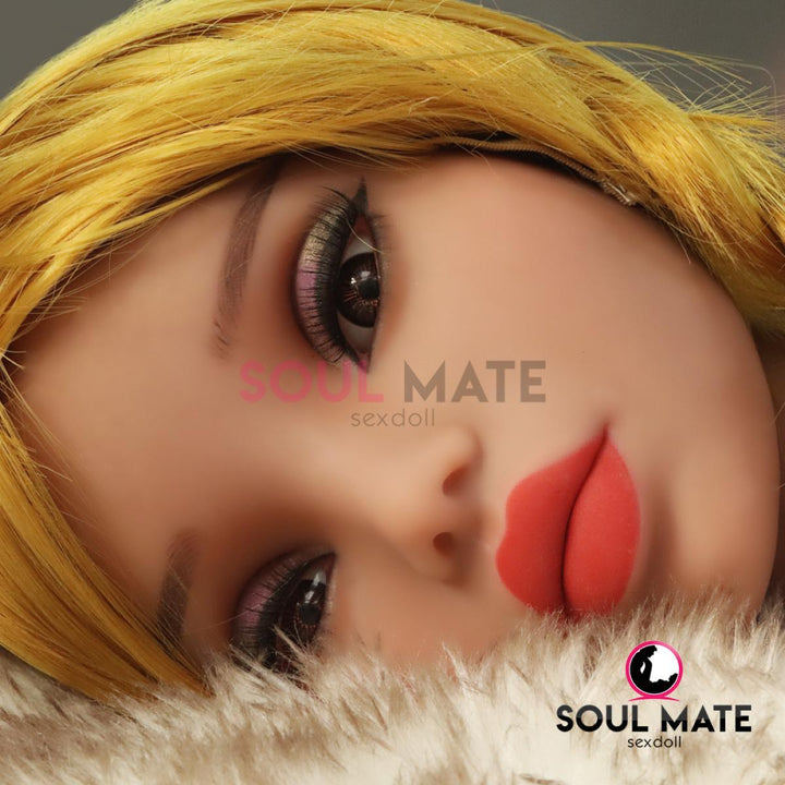 SoulMate Dolls - Eden Head - Sex Doll Heads - Light Brown - Lucidtoys
