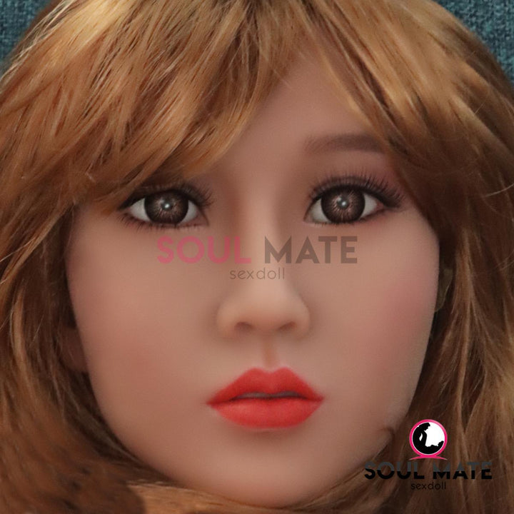 SoulMate Dolls - Josie Head - Sex Doll Heads - Light Brown - Lucidtoys