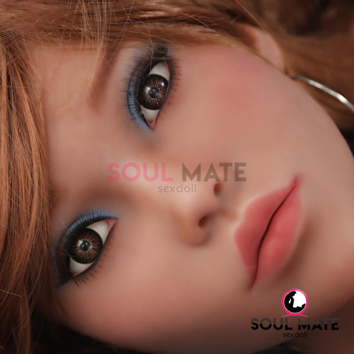 SoulMate Dolls - Gracie Head - Sex Doll Heads - Light Brown - Lucidtoys