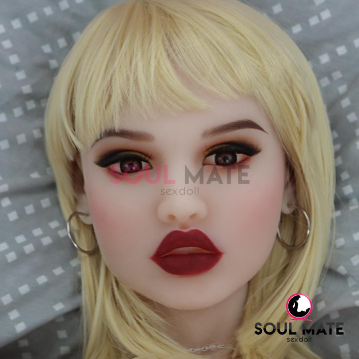 SoulMate Dolls - Sienna Head - Sex Doll Heads - White - Lucidtoys