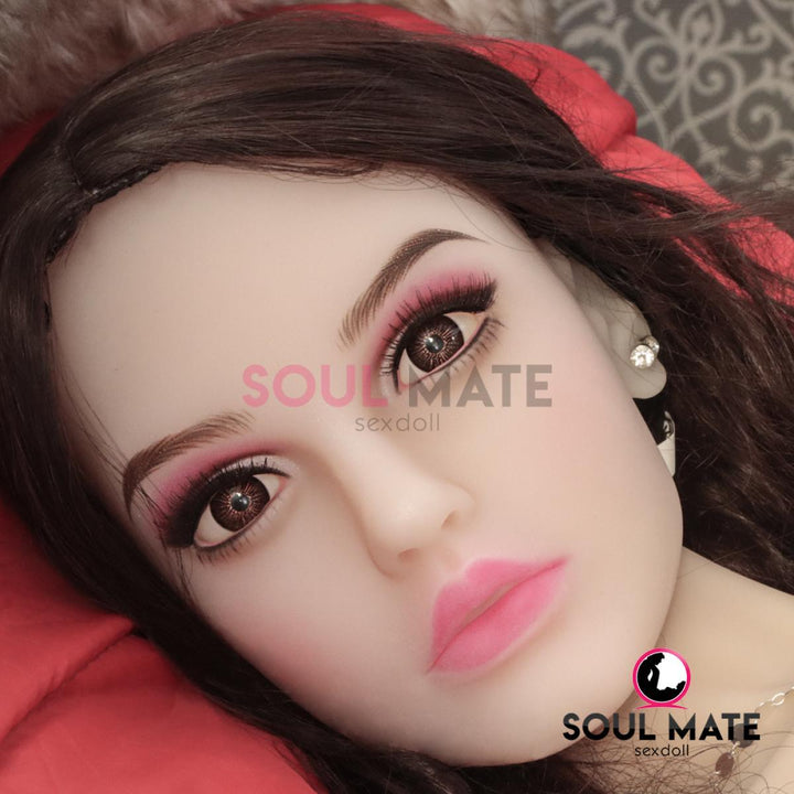 SoulMate Dolls - Teagan Head - Sex Doll Heads - White - Lucidtoys