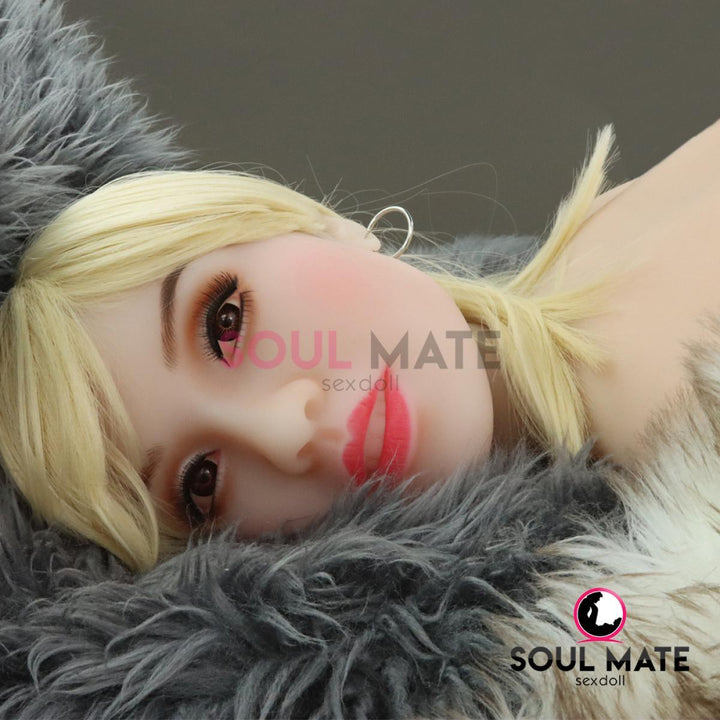 SoulMate Dolls - Elliana Head - Sex Doll Heads - White - Lucidtoys