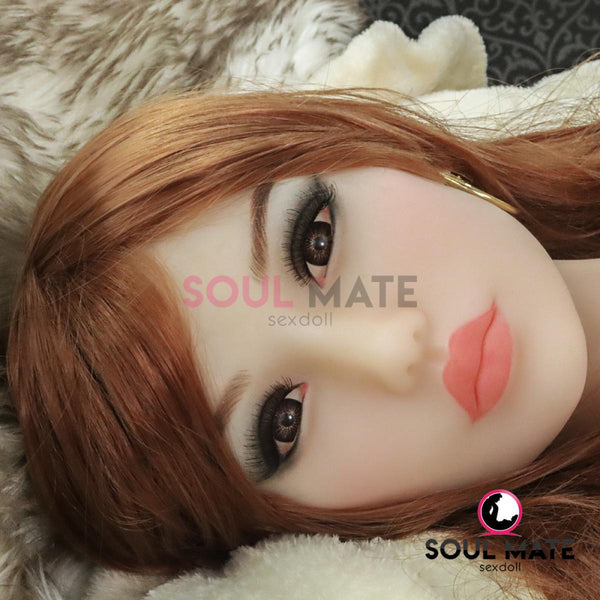 SoulMate Dolls - Arabella Head - Sex Doll Heads - White - Lucidtoys