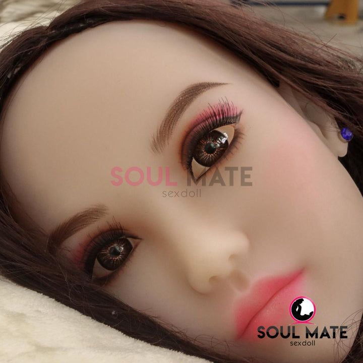 SoulMate Dolls - Lauren Head - Sex Doll Heads - White - Lucidtoys