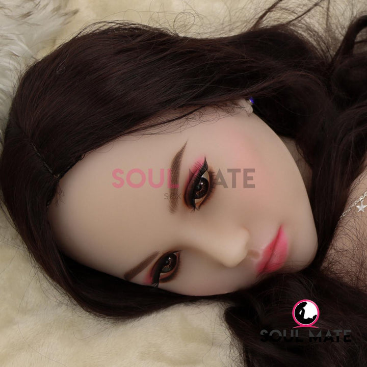 SoulMate Dolls - Lauren Head - Sex Doll Heads - White - Lucidtoys