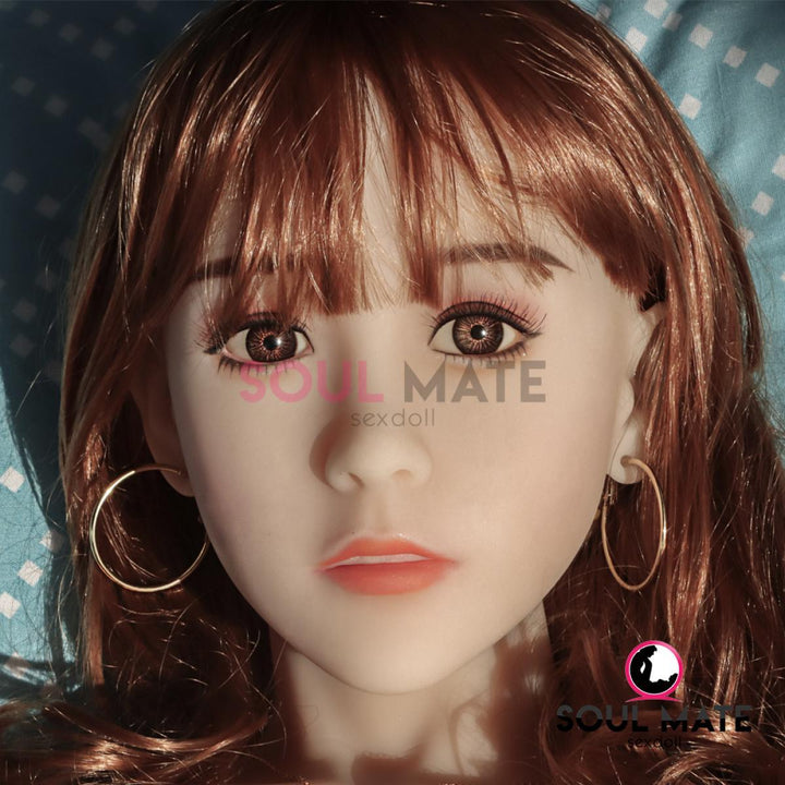 SoulMate Dolls - Lilly Head - Sex Doll Heads - White - Lucidtoys