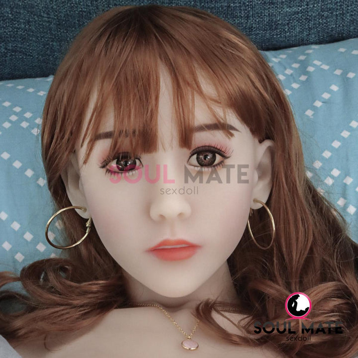 SoulMate Dolls - Lilly Head - Sex Doll Heads - White - Lucidtoys