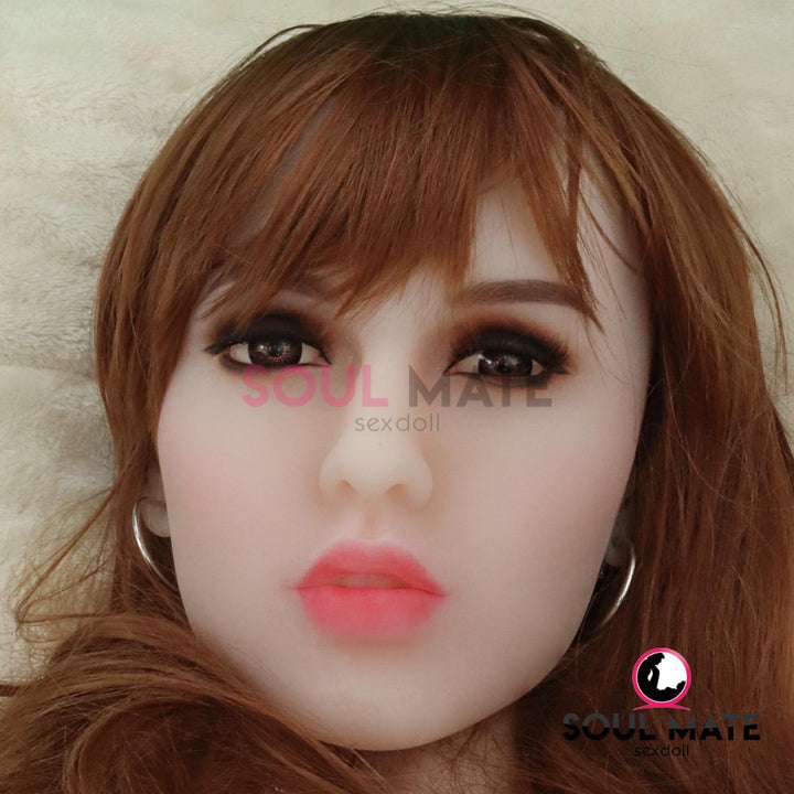 SoulMate Dolls - Ayla Head - Sex Doll Heads - White - Lucidtoys