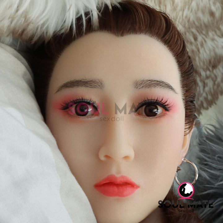 SoulMate Dolls - Silicone Jocelyn Head - Sex Doll Heads - White - Lucidtoys