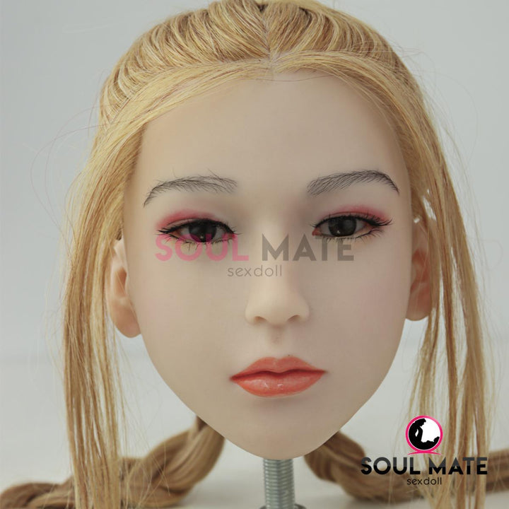 SoulMate Dolls - Silicone Daniela Head - Sex Doll Heads - White - Lucidtoys