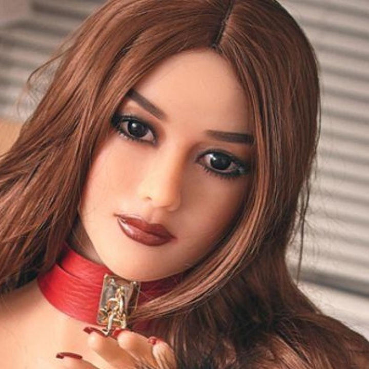 Neodoll Racy - Fiona - Sex Doll Head - M16 Compatible - Light Brown - Lucidtoys