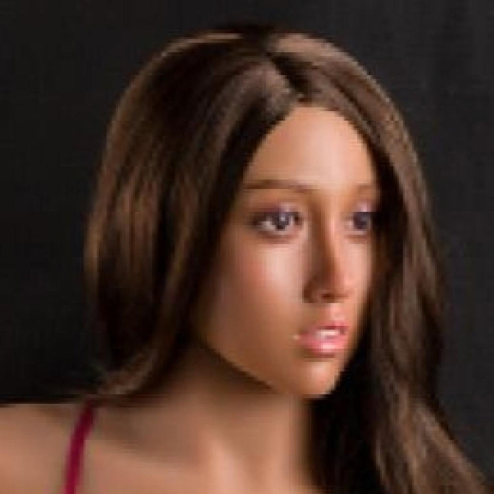 XYDoll Head - Julia - Realistic Sex Doll Head- M16 Compatible - Tan - Lucidtoys
