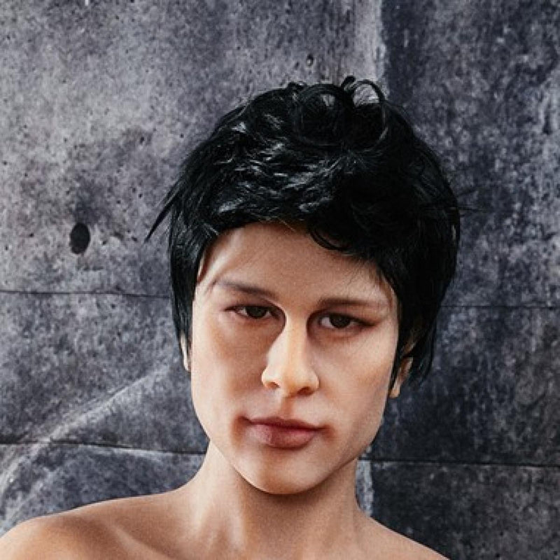 Neodoll Racy Wig - Charles Black - Male - Sex Doll Hair - Black video