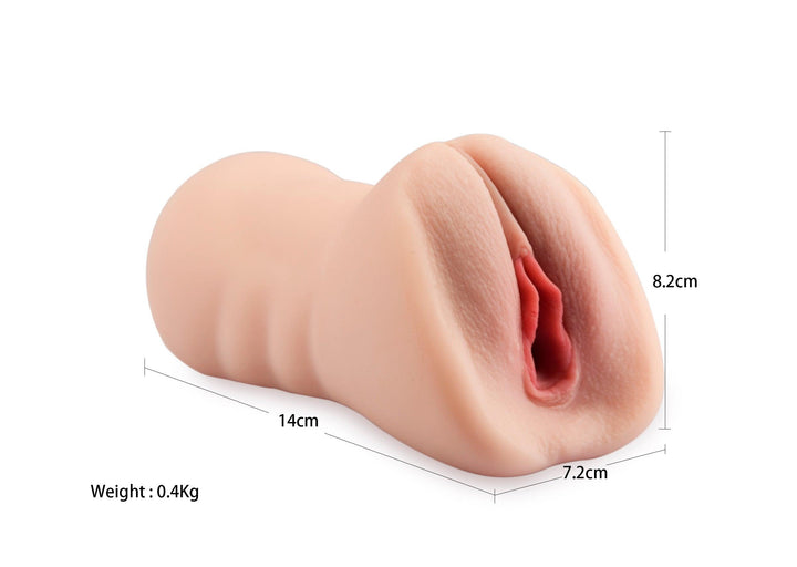 Neojoy Pocket Pussy TPE Realistic Vagina & Ass - Flesh White - Lucidtoys
