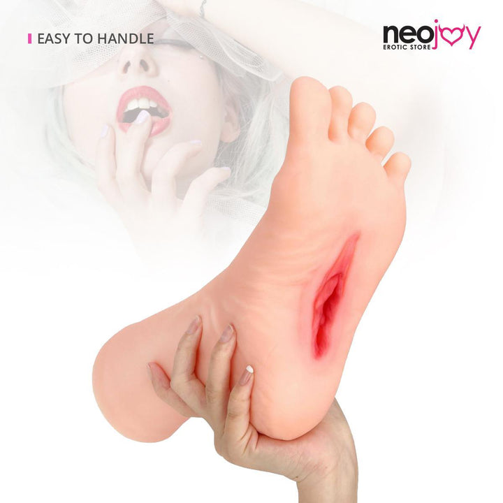 Neojoy Erika Foot Fetish - Foot Vagina Masturbator - TPE Skin Feel - Sexy Size 0.9 kg - Lucidtoys
