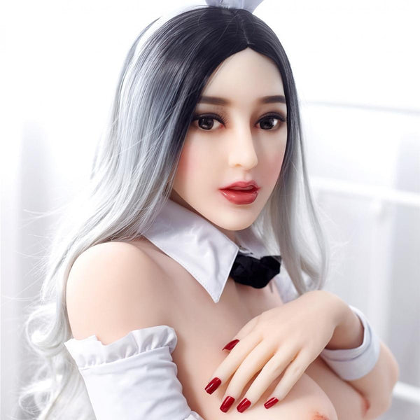 Neodoll Racy - Realistic Sex Doll Head - White - Lucidtoys