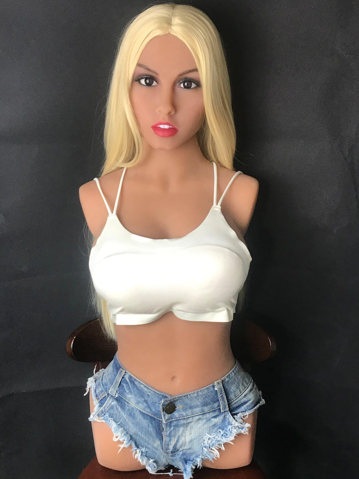 Neodoll Girlfriend Ryann - Realistic Sex Doll Torso - Tan - Lucidtoys