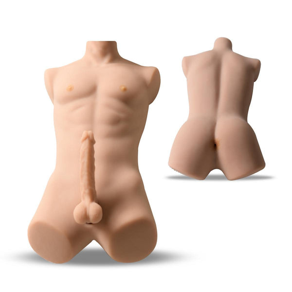 Allure Torso - Realistic Sex Doll Torso With M16 Head Connection - Compatibale with 6YE Heads - Tan - 18kg - Lucidtoys
