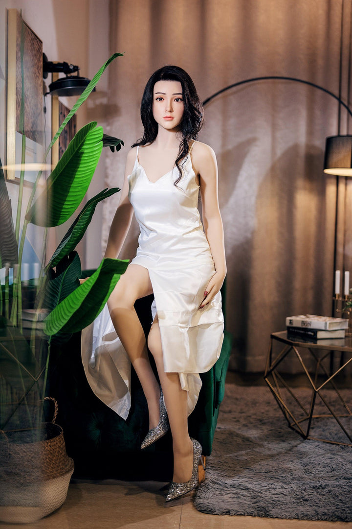 XYDoll - Xia - Silicone TPE Hybrid Sex Doll - 168cm - Implanted Black Hair - Natural - Lucidtoys