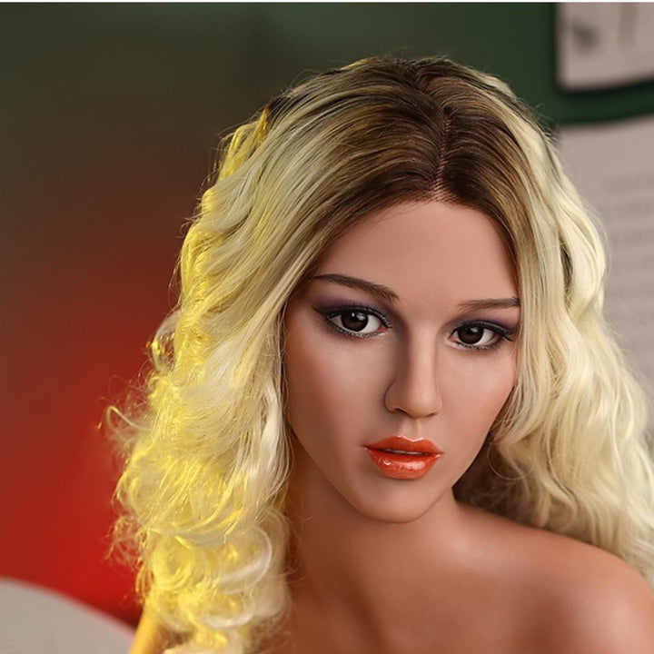 Firedoll Daniela - Sex Doll Head - M16 Compatible - Light Tan - Lucidtoys