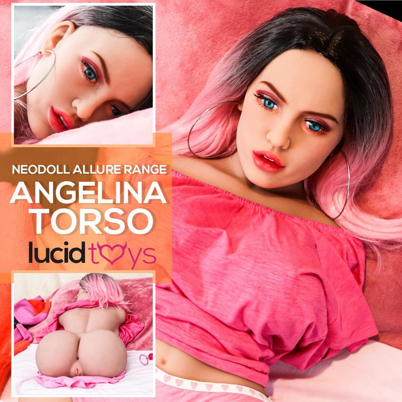 Neodoll Allure Sex Doll Torso - Angelina Head & Torso - Tan video