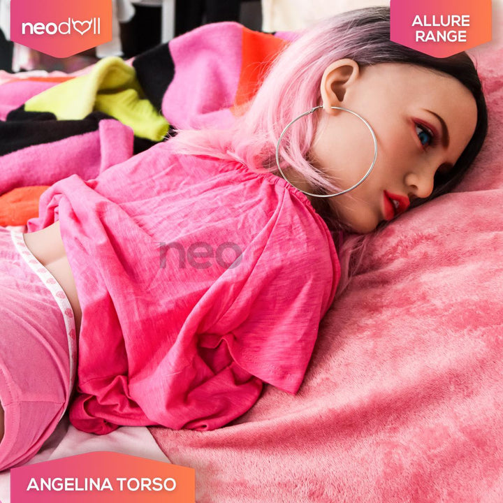 Allure Sex Doll Torso - Angelina Head & Torso - Tan - Lucidtoys