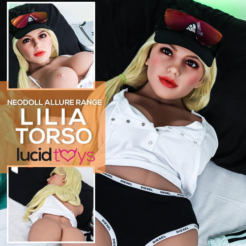 Neodoll Allure Sex Doll Torso - Lilia Head & Torso - Tan video